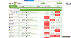 Desktop Screenshot of hot-odds.co.kr